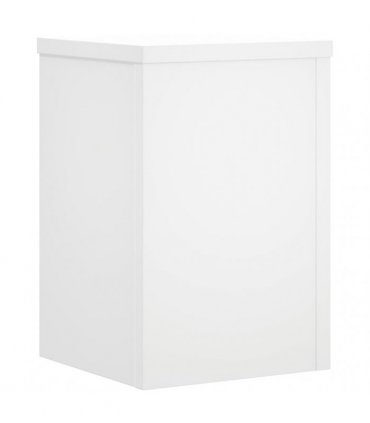 vidaXL Plant Stands 2 pcs White 20x20x30 cm Engineered Wood — Size: 20 x 20 x 30 cm
