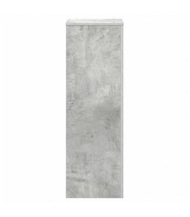 vidaXL Plant Stand Concrete Grey 33x33x100 cm Engineered Wood
