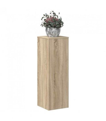vidaXL Plant Stand Sonoma Oak 33x33x100 cm Engineered Wood
