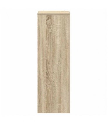 vidaXL Plant Stand Sonoma Oak 33x33x100 cm Engineered Wood
