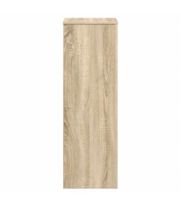 vidaXL Plant Stand Sonoma Oak 33x33x100 cm Engineered Wood