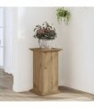 vidaXL Plant Stand Artisan Oak 33x33x60 cm Engineered Wood — Size: 33 x 33 x 60 cm