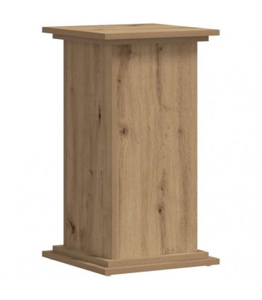 vidaXL Plant Stand Artisan Oak 33x33x60 cm Engineered Wood — Size: 33 x 33 x 60 cm