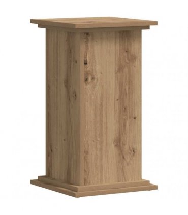 vidaXL Plant Stand Artisan Oak 33x33x60 cm Engineered Wood — Size: 33 x 33 x 60 cm