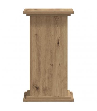 vidaXL Plant Stand Artisan Oak 33x33x60 cm Engineered Wood — Size: 33 x 33 x 60 cm
