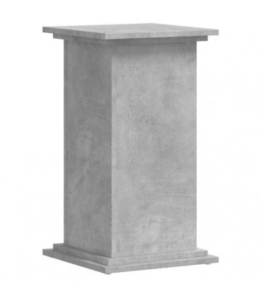 vidaXL Plant Stand Concrete Grey 33x33x60 cm Engineered Wood — Size: 33 x 33 x 60 cm