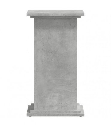 vidaXL Plant Stand Concrete Grey 33x33x60 cm Engineered Wood — Size: 33 x 33 x 60 cm