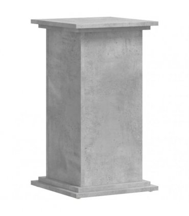 vidaXL Plant Stand Concrete Grey 33x33x60 cm Engineered Wood — Size: 33 x 33 x 60 cm