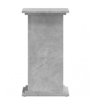 vidaXL Plant Stand Concrete Grey 33x33x60 cm Engineered Wood — Size: 33 x 33 x 60 cm