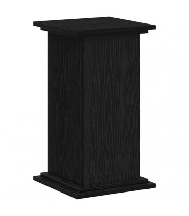 vidaXL Plant Stand Black Oak 33 x 33 x 60 cm Engineered wood
