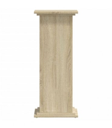 vidaXL Plant Stand Sonoma Oak 33x33x80 cm Engineered Wood — Size: 33 x 33 x 80 cm