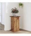 vidaXL Plant Stand Old Wood 33x33x60 cm Engineered Wood — Size: 33 x 33 x 60 cm