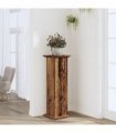 vidaXL Plant Stand Old Wood 33x33x100 cm Engineered Wood — Size: 33 x 33 x 100 cm