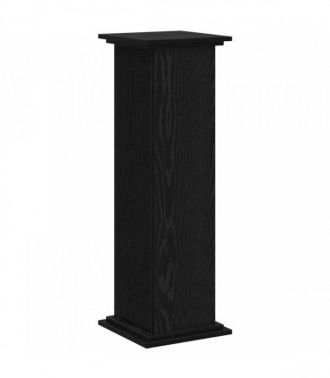 vidaXL Plant Stand Black Oak 33 x 33 x 100 cm Engineered wood