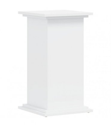 vidaXL Plant Stand White 33x33x60 cm Engineered Wood — Size: 33 x 33 x 60 cm
