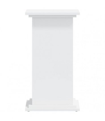 vidaXL Plant Stand White 33x33x60 cm Engineered Wood — Size: 33 x 33 x 60 cm