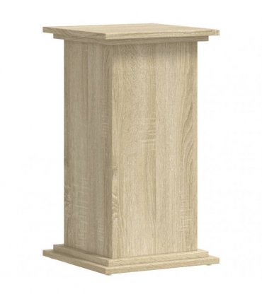 vidaXL Plant Stand Sonoma Oak 33x33x60 cm Engineered Wood — Size: 33 x 33 x 60 cm