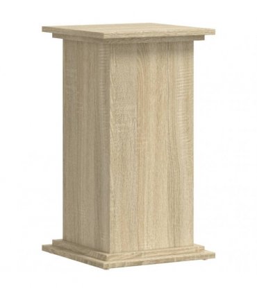 vidaXL Plant Stand Sonoma Oak 33x33x60 cm Engineered Wood — Size: 33 x 33 x 60 cm