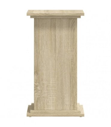 vidaXL Plant Stand Sonoma Oak 33x33x60 cm Engineered Wood — Size: 33 x 33 x 60 cm