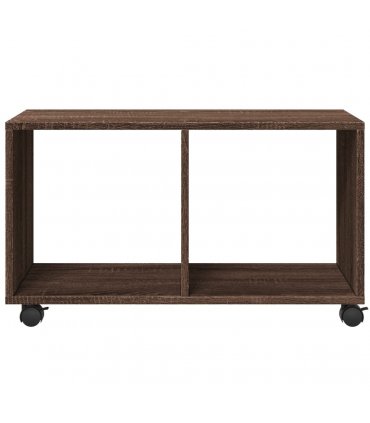vidaXL Rolling Cabinet Brown Oak 72x33x42.5 cm Engineered Wood