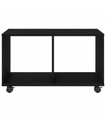 vidaXL End Table Black Oak 72 x 33 x 42.5 cm Engineered wood