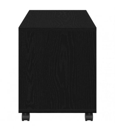 vidaXL End Table Black Oak 72 x 33 x 42.5 cm Engineered wood