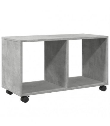 vidaXL Rolling Cabinet Concrete Grey 72x33x42.5 cm Engineered Wood
