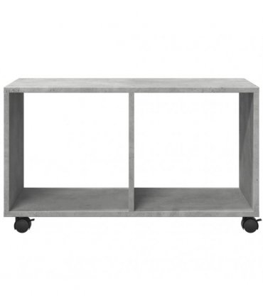 vidaXL Rolling Cabinet Concrete Grey 72x33x42.5 cm Engineered Wood