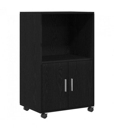 vidaXL Cabinet Black Oak 55 x 40 x 82 cm