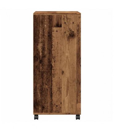 vidaXL Rolling Cabinet Old Wood 55x40x91 cm Engineered Wood