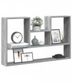 vidaXL Wall Shelf Grey Sonoma 99x15x60 cm Engineered Wood