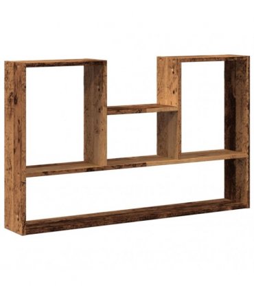 vidaXL Wall Shelf Old Wood 99x15x60 cm Engineered Wood