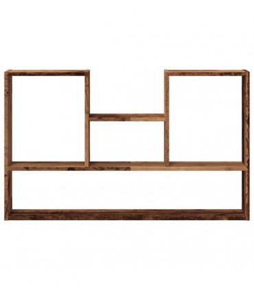 vidaXL Wall Shelf Old Wood 99x15x60 cm Engineered Wood