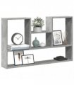 vidaXL Wall Shelf Concrete Grey 99x15x60 cm Engineered Wood