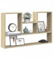 vidaXL Wall Shelf Sonoma Oak 99x15x60 cm Engineered Wood