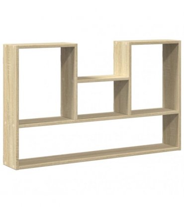 vidaXL Wall Shelf Sonoma Oak 99x15x60 cm Engineered Wood