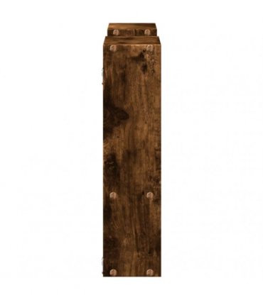 vidaXL Wall Shelf Smoked Oak 99x15x60 cm Engineered Wood