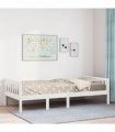 vidaXL Children's Bed without Mattress White 75x190 cm Solid Wood Pine — Size: 75 x 190 cm