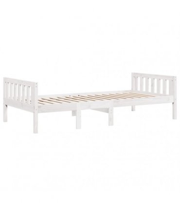 vidaXL Children's Bed without Mattress White 75x190 cm Solid Wood Pine — Size: 75 x 190 cm