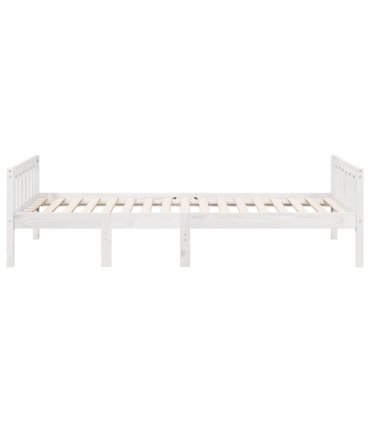 vidaXL Children's Bed without Mattress White 75x190 cm Solid Wood Pine — Size: 75 x 190 cm