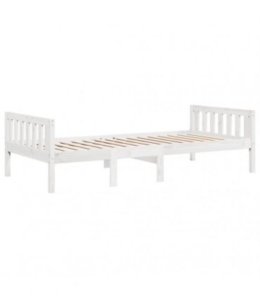 vidaXL Children's Bed without Mattress White 80x200 cm Solid Wood Pine — Size: 80 x 200 cm