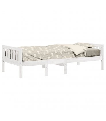 vidaXL Children's Bed without Mattress White 80x200 cm Solid Wood Pine — Size: 80 x 200 cm