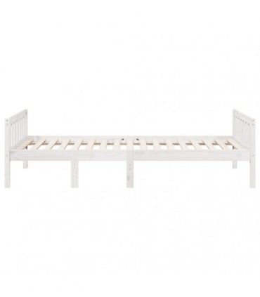 vidaXL Children's Bed without Mattress White 80x200 cm Solid Wood Pine — Size: 80 x 200 cm