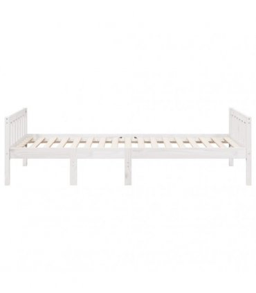 vidaXL Children's Bed without Mattress White 90x190 cm Solid Wood Pine — Size: 90 x 190 cm