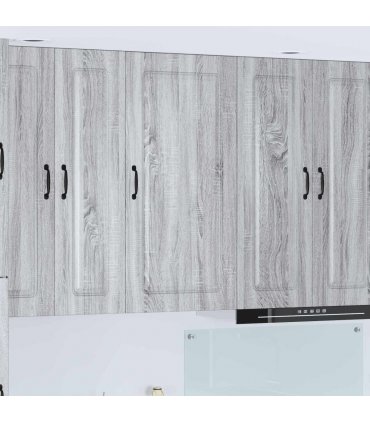 vidaXL Dishwasher Panel Kalmar Grey Sonoma 50 x 31 x 100 cm — Model: 1x wall cabinet (1 door) 50 cm wide 100 cm high