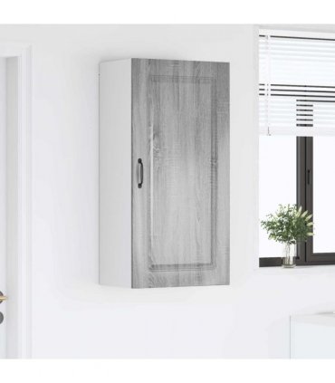 vidaXL Dishwasher Panel Kalmar Grey Sonoma 50 x 31 x 100 cm — Model: 1x wall cabinet (1 door) 50 cm wide 100 cm high