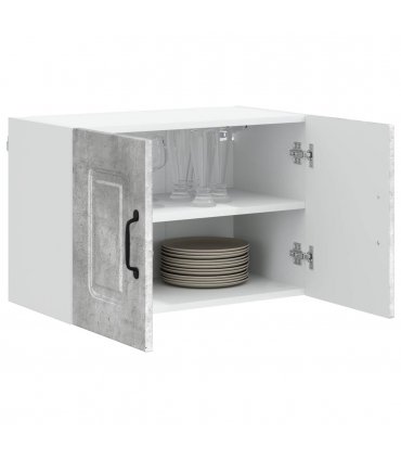 vidaXL Dishwasher Panel Kalmar 2 pcs Concrete Grey 60 x 31 x 40 cm — Model: 2x wall cabinet (2 doors) 60 cm wide 40 cm high