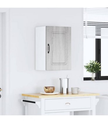 vidaXL Kitchen Wall Cabinet Kalmar Grey Sonoma Engineered Wood — Model: 1x wall cabinet (1 door) 40 cm wide 60 cm high