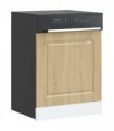 vidaXL Dishwasher Panel Kalmar Sonoma Oak 60x1.5x57 cm Engineered Wood — Model: 1x dishwasher panel 60 cm wide 57 cm high