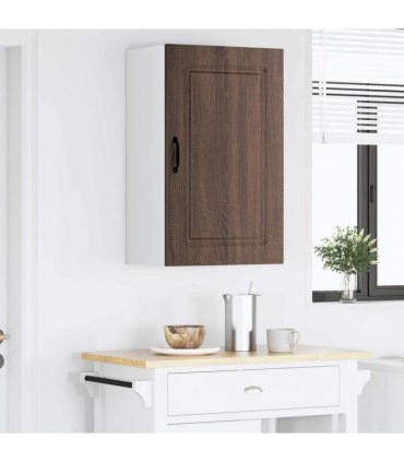 vidaXL Dishwasher Panel Kalmar Brown Oak 50 x 31 x 80 cm — Model: 1x wall cabinet (1 door) 50 cm wide 80 cm high